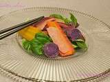 Salade colorée de carottes