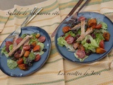 Salade de potimarron rôti et poulet
