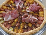 Tarte aux tomates cerises