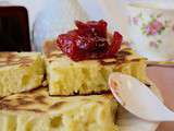 Crumpets et confit de coings à la cardamome et eau de rose, un Tea Time entre Orient et Occident pour la Foodista Challenge#12