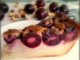 Clafouti cerises/pistaches de c.Felder / Clafouti cerezas/pistachos de c.Felder