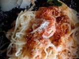 Espaguetis boloñesa/Spaghettis bolognaise