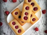 Financiers framboises / Financieros de frambuesas