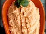 Houmous de salade de carottes râpées / Hummus de ensalada de zanahorias