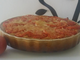 Tarte au fromage blanc , tomates et thon