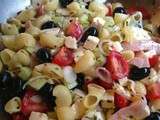 Salade de pâtes a l'italienne, rapide et délicieuse