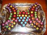 Gâteau Papillon le symbole de mon fils à la maternelle