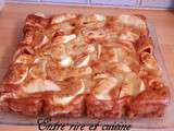 Gâteau Pommes/Cannelle au lait concentré {sans beurre}