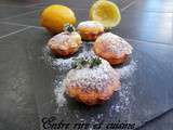Moelleux aux Zeste, Pulpe et Jus de Citron au Thym Citron