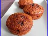 Muffins sans oeufs au chocolat