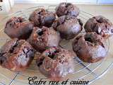 Muffins très Chocolat aux Caranougat® {sans beurre}