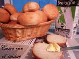 Petits pains au Yaourt {sans oeuf}