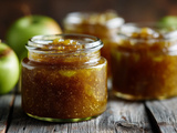 Confiture de pommes et tomates vertes