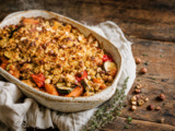 Crumble de légumes à la noisette
