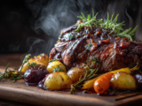 Cuissot de chevreuil rôti à l’ancienne
