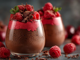 Duo chocolat framboise pour les amoureux