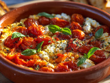 Feta chaude aux poivrons