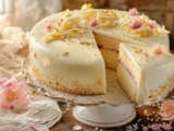 Gâteau de princesse au chocolat blanc