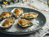 Huître gratinées au champagne