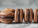 Macarons au chocolat