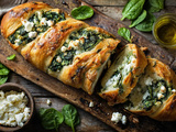 Pain aux épinards et à la feta