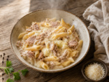Pâtes au thon et à la vache qui rit
