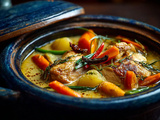 Poule au pot exotique