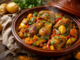 Poulet au citron confit et légumes