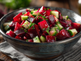 Salade de betteraves aux pommes