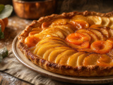 Tarte acidulée pommes poires abricots