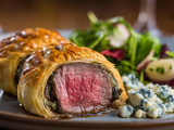 Tournedos feuilleté au roquefort