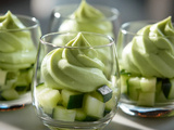 Verrine fraîcheur à l’espuma d’avocat