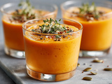 Verrines de carotte au curcuma