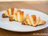 Mini croissants feuilletés briochés