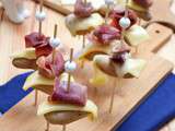 Brochettes raclette