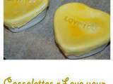 Cassolettes  Love you  (dossier spécial st Valentin)