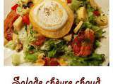 Salade chèvre chaud et pommes (partenariat Clovis)