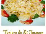 Tartare de St Jacques à la pistache