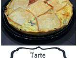 Tarte poireau-raclette