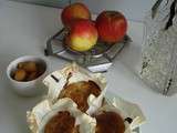 Muffins gourmands mais ligth aux pommes confites