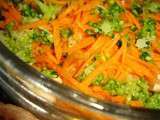 Salade de carottes et choux (romanesco ou brocolis!)