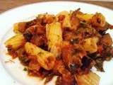 Penne aux aubergines