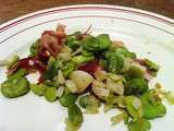 Salade de fèves au speck