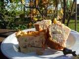 Cake au chou-fleur, jambon & Comté