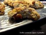 Cookies au parmesan, figues & pistaches