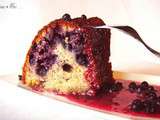Gâteau aux myrtilles & citron { Blueberry - Lemon bundt cake }