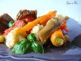 Poêlée d'artichauts & de mini légumes croquants
