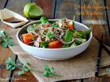Wok de légumes sautés aux nouilles soba et graines de sésame #vegan #sansgluten