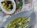 Anchois marinés à l’ail