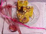 Cake moelleux amandes pistaches et griottes
